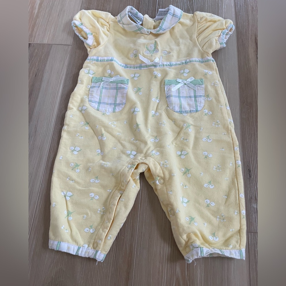 Vintage baby lullaby club romper